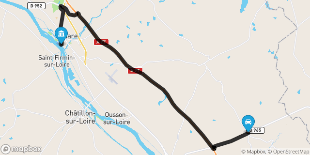 Itinéraire vers Briare