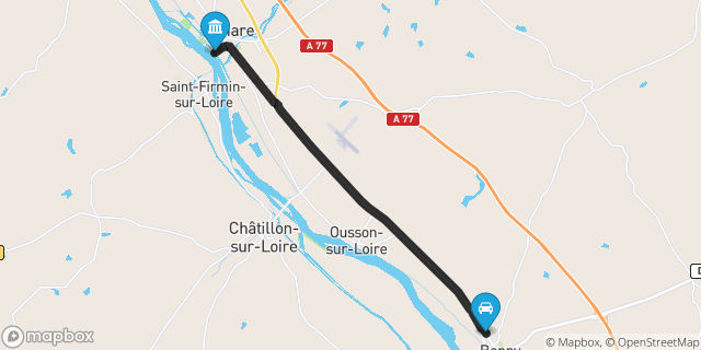 Itinéraire vers Briare
