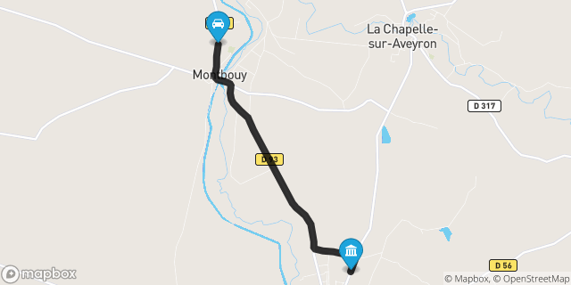 Itinéraire vers Châtillon-Coligny
