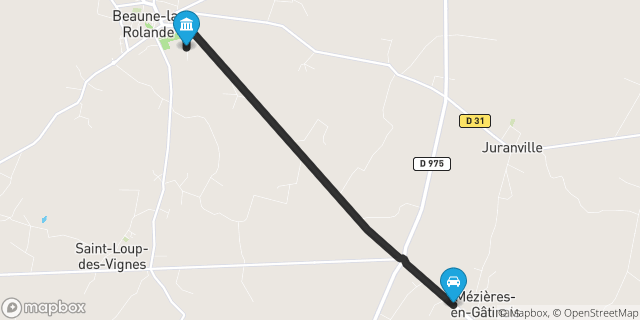 Itinéraire vers Beaune-la-Rolande