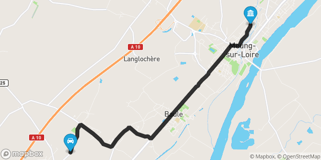 Itinéraire vers Meung-sur-Loire