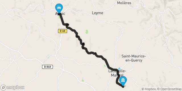 Itinéraire vers Lacapelle-Marival