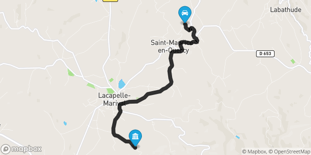 Itinéraire vers Lacapelle-Marival