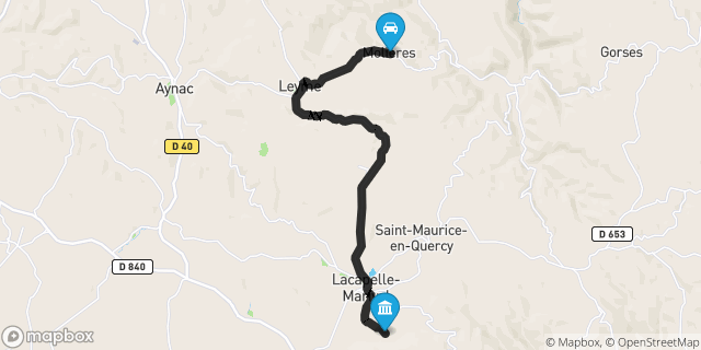 Itinéraire vers Lacapelle-Marival