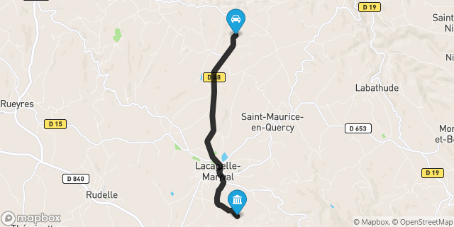 Itinéraire vers Lacapelle-Marival