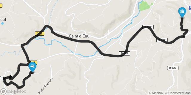 Itinéraire vers Figeac