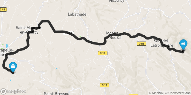 Itinéraire vers Lacapelle-Marival