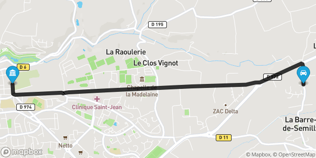 Itinéraire vers Saint-Lô