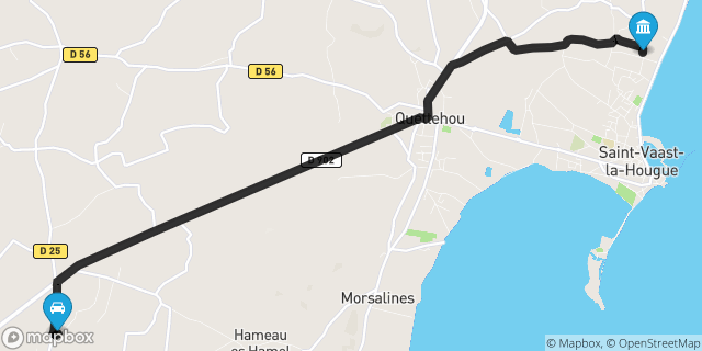 Itinéraire vers Saint-Vaast-la-Hougue
