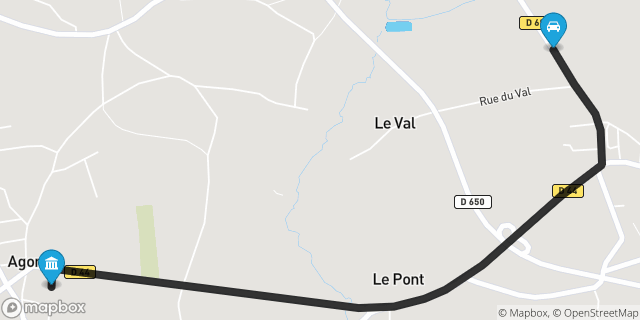 Itinéraire vers Agon-Coutainville