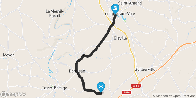 Itinéraire vers Torigni-sur-Vire
