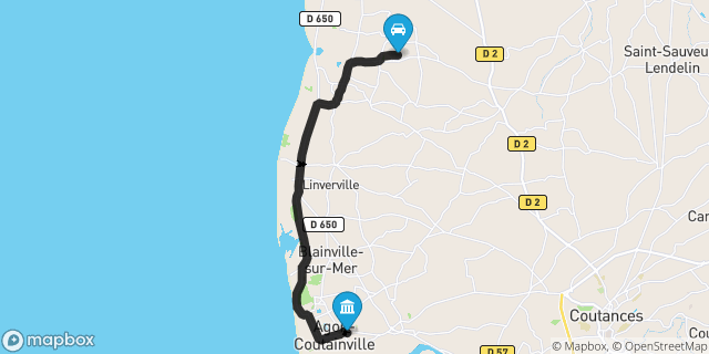 Itinéraire vers Agon-Coutainville