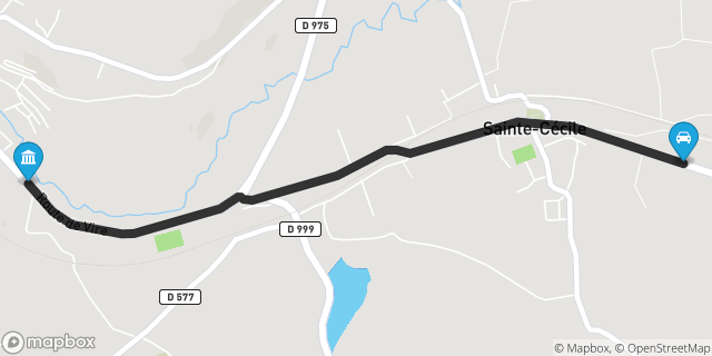 Itinéraire vers Villedieu-les-Poêles