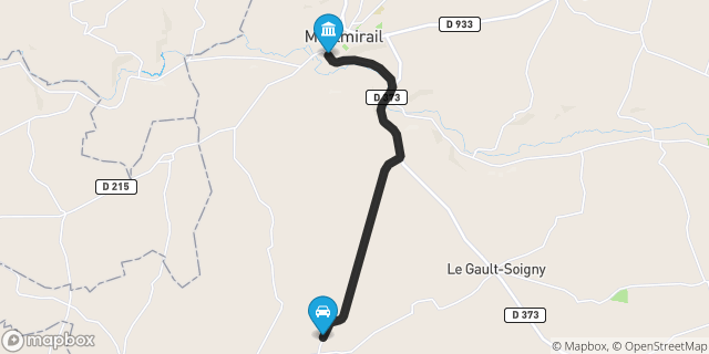 Itinéraire vers Montmirail