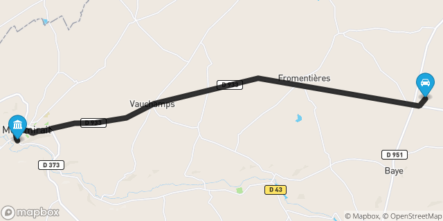 Itinéraire vers Montmirail
