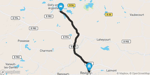 Itinéraire vers Revigny-sur-Ornain