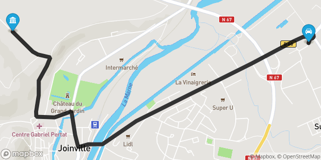 Itinéraire vers Joinville