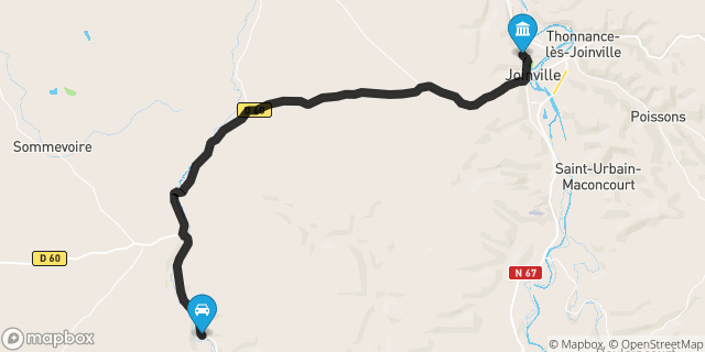 Itinéraire vers Joinville