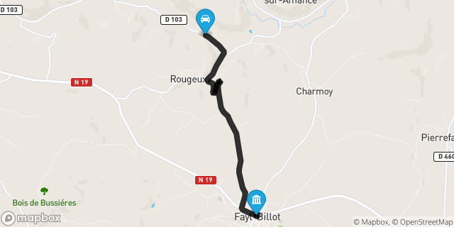 Itinéraire vers Fayl-Billot