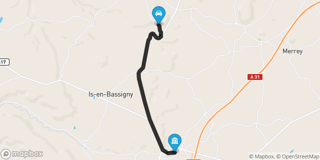 Itinéraire vers Val-de-Meuse