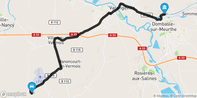 Itinéraire vers Dombasle-sur-Meurthe