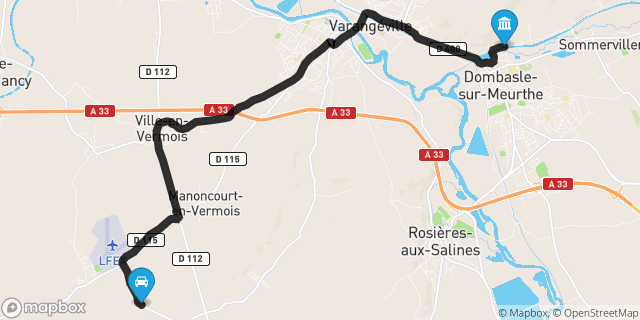 Itinéraire vers Dombasle-sur-Meurthe
