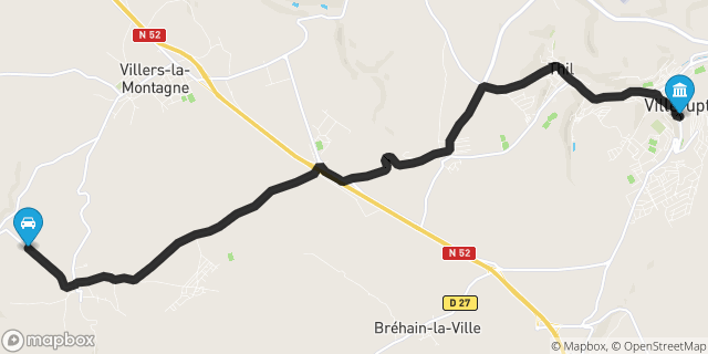 Itinéraire vers Villerupt