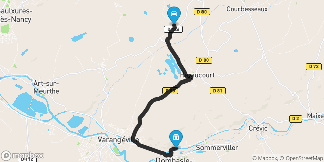 Itinéraire vers Dombasle-sur-Meurthe