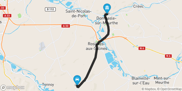 Itinéraire vers Dombasle-sur-Meurthe