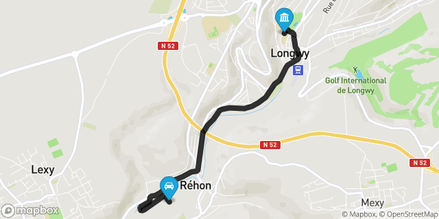 Itinéraire vers Longwy