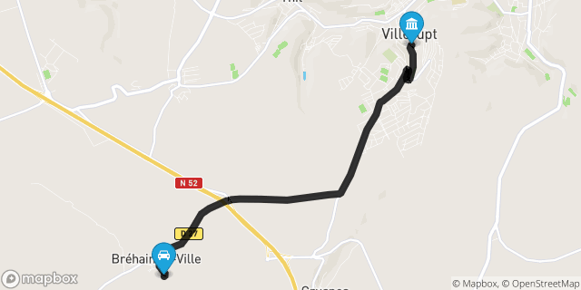 Itinéraire vers Villerupt