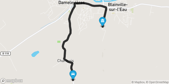 Itinéraire vers Blainville-sur-l'Eau