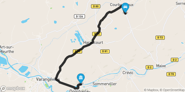 Itinéraire vers Dombasle-sur-Meurthe