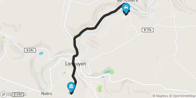 Itinéraire vers Longuyon