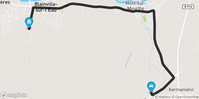 Itinéraire vers Blainville-sur-l'Eau