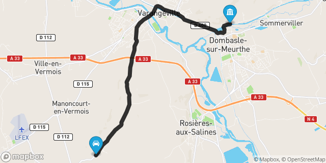 Itinéraire vers Dombasle-sur-Meurthe