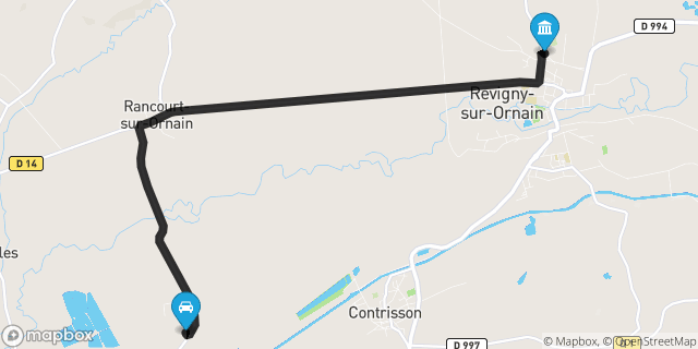 Itinéraire vers Revigny-sur-Ornain