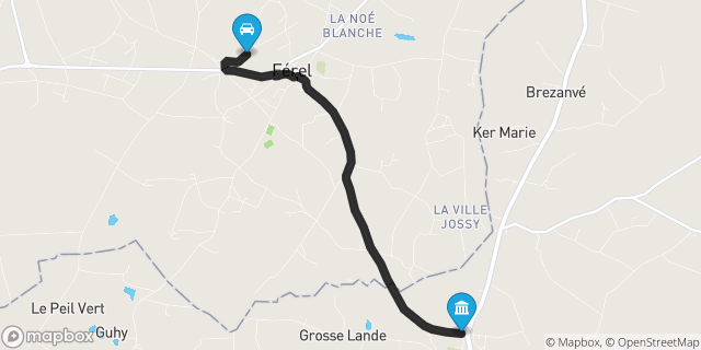 Itinéraire vers Herbignac