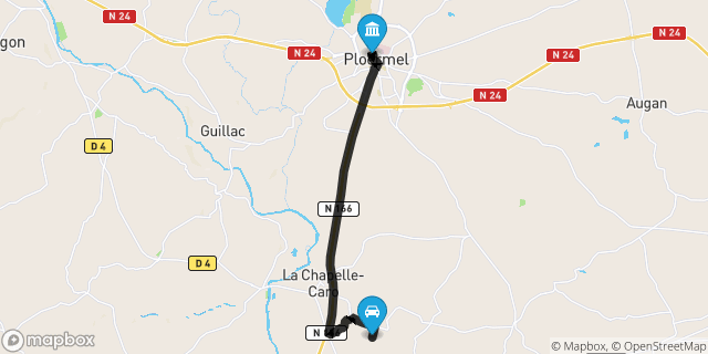 Itinéraire vers Ploërmel