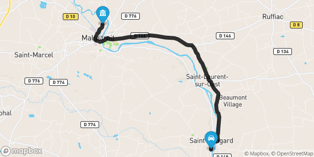 Itinéraire vers Malestroit