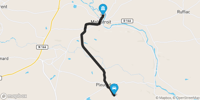 Itinéraire vers Malestroit