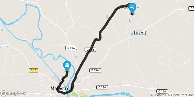 Itinéraire vers Malestroit
