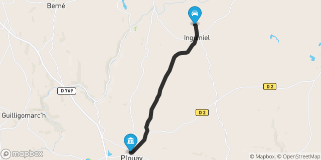 Itinéraire vers Plouay