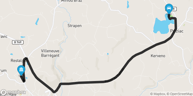 Itinéraire vers Le Faouët