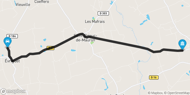 Itinéraire vers Mauron