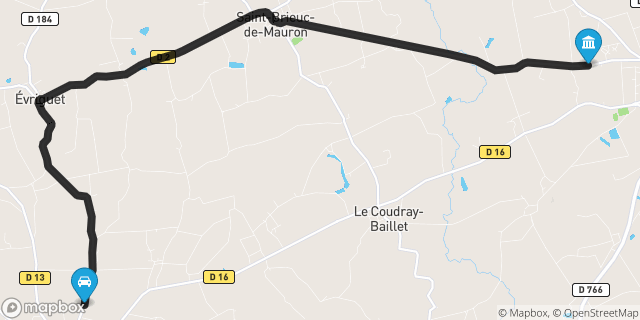 Itinéraire vers Mauron