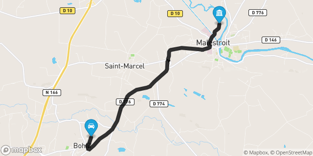 Itinéraire vers Malestroit