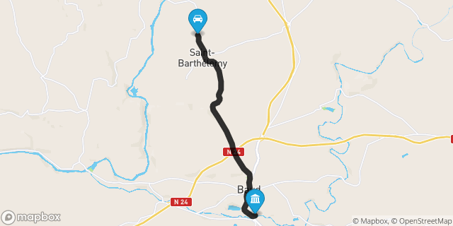 Itinéraire vers Baud