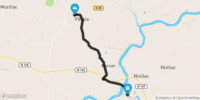 Itinéraire vers La Roche-Bernard