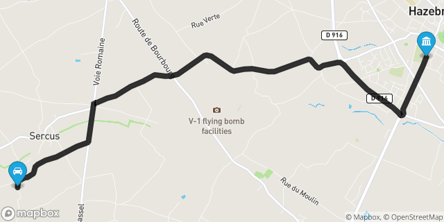 Itinéraire vers Hazebrouck